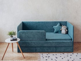 Диван-кровать Happy (бирюзовый) в Багане - bagan.mebel-nsk.ru | фото