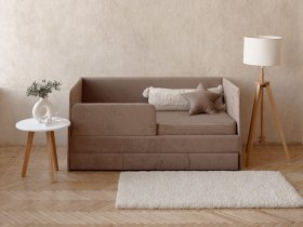 Диван-кровать Happy (капучино) в Багане - bagan.mebel-nsk.ru | фото