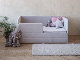 Диван-кровать Happy (светло-серый) в Багане - bagan.mebel-nsk.ru | фото