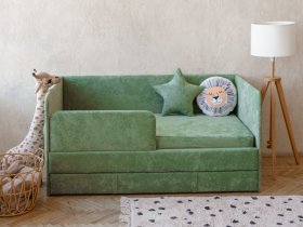 Диван-кровать Happy (зеленый) в Багане - bagan.mebel-nsk.ru | фото