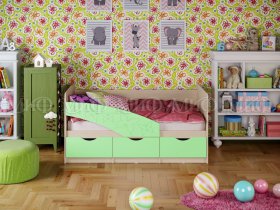 Кровать детская Бабочки 1,8 м в Багане - bagan.mebel-nsk.ru | фото