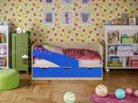 Кровать детская Бабочки 2,0 м в Багане - bagan.mebel-nsk.ru | фото