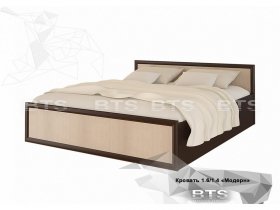 Кровать двуспальная 1,4м Модерн (BTS) в Багане - bagan.mebel-nsk.ru | фото