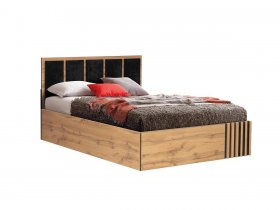 Кровать двуспальная с подъем. мех. 1,6 м Либерти 51.20 в Багане - bagan.mebel-nsk.ru | фото