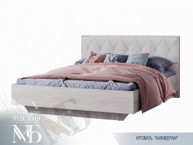 Кровать двуспальная 1,6м Кимберли КР-13 в Багане - bagan.mebel-nsk.ru | фото