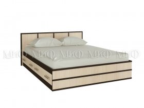 Кровать двуспальная Сакура 1,4 м в Багане - bagan.mebel-nsk.ru | фото