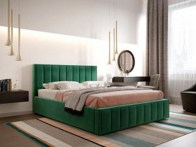 Кровать мягкая 1,4 Вена стандарт, вар.1 в Багане - bagan.mebel-nsk.ru | фото
