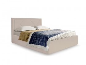 Кровать мягкая 1,6 Сиеста стандарт, вар.2 в Багане - bagan.mebel-nsk.ru | фото