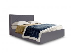 Кровать мягкая 1,6 Сиеста стандарт, вар.3 в Багане - bagan.mebel-nsk.ru | фото