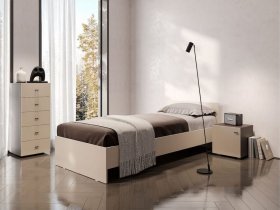 Кровать односпальная 0,9м Гиза в Багане - bagan.mebel-nsk.ru | фото