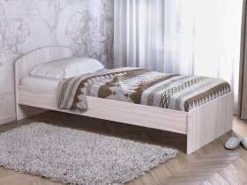 Кровать односпальная 80 с низкой спинкой (ясень шимо светлый) в Багане - bagan.mebel-nsk.ru | фото