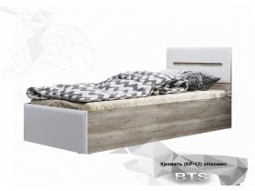 Кровать односпальная Наоми КР-12 в Багане - bagan.mebel-nsk.ru | фото