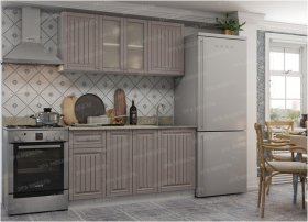 Кухонный гарнитур Хозяюшка 1,5 м (МФ) в Багане - bagan.mebel-nsk.ru | фото