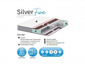 Матрас Silver Five в Багане - bagan.mebel-nsk.ru | фото