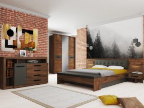 Модульная спальня Глазго в Багане - bagan.mebel-nsk.ru | фото