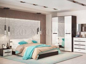 Модульная спальня Ким в Багане - bagan.mebel-nsk.ru | фото