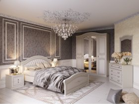 Модульная спальня Николь (Мебельград) в Багане - bagan.mebel-nsk.ru | фото