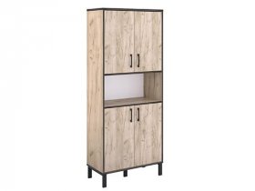 Шкаф для документов Шк050.0 Гермес лофт (дуб крафт серый) в Багане - bagan.mebel-nsk.ru | фото