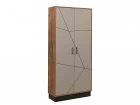 Шкаф двухстворчатый комбинированный для одежды Гамма  54.14 в Багане - bagan.mebel-nsk.ru | фото