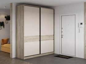 Шкаф-купе Бостон ШК-005 (2.0 м) (дуб крафт серый/кашемир) в Багане - bagan.mebel-nsk.ru | фото
