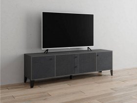 Тумба под ТВ Парус-10 (графит/гранит лофт) в Багане - bagan.mebel-nsk.ru | фото